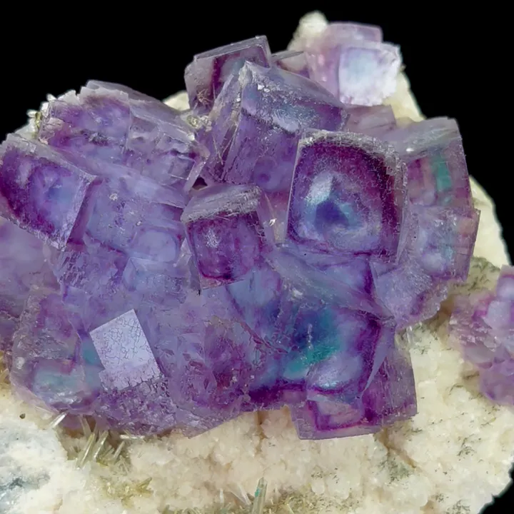 Natural Purple Phantom Fluorite, Mineral  Specimen:Yaogangxian,Hunan (120*100*40MM) - image 3