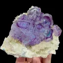 Natural Purple Phantom Fluorite, Mineral  Specimen:Yaogangxian,Hunan (120*100*40MM) - image 4