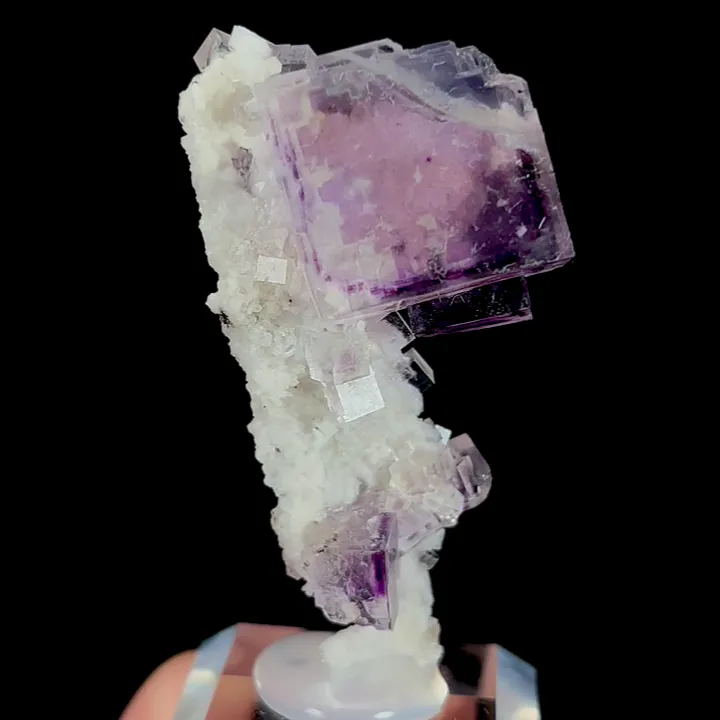Natural Purple Phantom Fluorite, Mineral Specimen:Yaogangxian,Hunan (25*50*15MM) - image 5