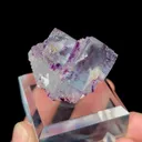 Natural Purple Phantom Fluorite, Mineral Specimen:Yaogangxian,Hunan (30*30*30MM) - image 2