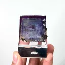 Natural Purple Phantom Fluorite, Mineral Specimen:Yaogangxian,Hunan (35*35*35MM) - image 6