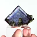 Natural Purple Phantom Fluorite, Mineral Specimen:Yaogangxian,Hunan (35*35*35MM) - image 3