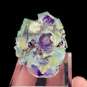 Natural Purple Phantom Fluorite, Mineral Specimen:Yaogangxian,Hunan (35*45*30MM) - image 1