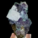 Natural Purple Phantom Fluorite, Mineral Specimen:Yaogangxian,Hunan (40*60*25MM) - image 2