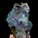 Natural Purple Phantom Fluorite, Mineral Specimen:Yaogangxian,Hunan (40*60*25MM) - image 3