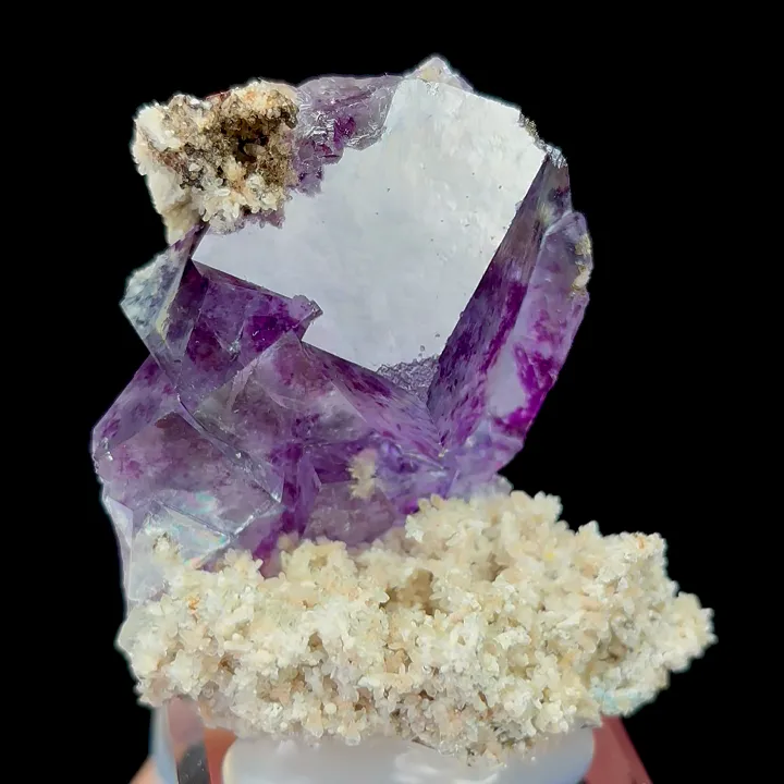 Natural Purple Phantom Fluorite, Mineral Specimen:Yaogangxian,Hunan (45*50*25MM) - image 3