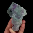 Natural Purple Phantom Fluorite, Mineral Specimen:Yaogangxian,Hunan (45*65*35MM) - image 4