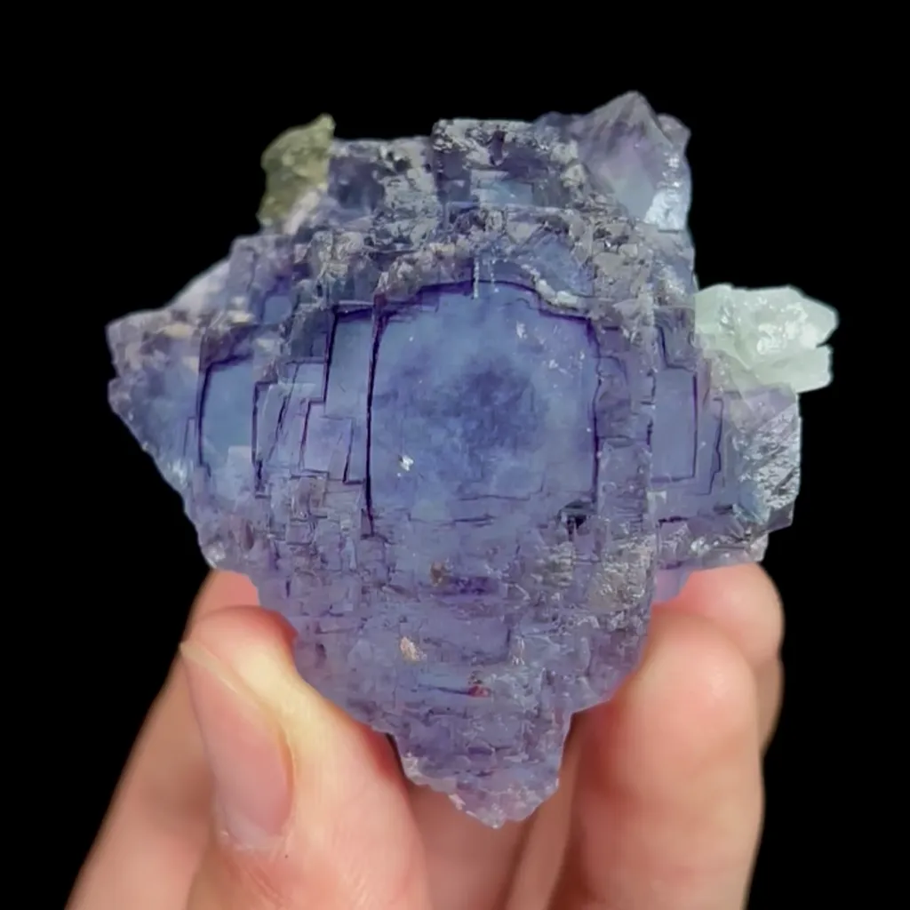 Natural Purple Phantom Fluorite, Mineral Specimen:Yaogangxian,Hunan (50*50*40MM) - image 5