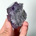Natural Purple Phantom Fluorite, Mineral Specimen:Yaogangxian,Hunan (50*55*45MM) - image 5