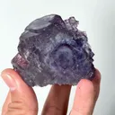 Natural Purple Phantom Fluorite, Mineral Specimen:Yaogangxian,Hunan (50*55*45MM) - image 4