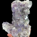 Natural Purple Phantom Fluorite, Mineral Specimen:Yaogangxian,Hunan (90*110*80MM) - image 1