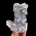 Natural Purple Phantom Fluorite, Mineral Specimen:Yaogangxian,Hunan (90*110*80MM) - image 4