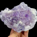 Natural Purple Phantom Fluorite, Mineral Specimen:Zhejiang,China (135*115*55MM) - image 2