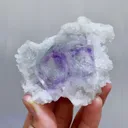 Natural Purple Phantom Fluorite & Quartz, Mineral Specimen: Zhejiang,China 70*60*40MM - image 6