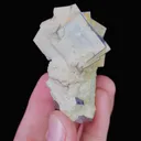Natural Purple Phantom Fluorite & Quartz,Mineral Specimen:Yaogangxian,Hunan (30*60*25MM) - image 5
