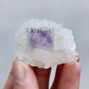 Natural Purple Phantom Fluorite & Quartz,Mineral Specimen:Zhejiang,China (40*35*20MM) - image 6