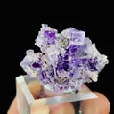 Natural Purple Phantom Fluorite Symbiosis comes from Yindu,Inner Mongolia 35*30*20MM - image 3