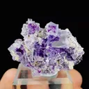 Natural Purple Phantom Fluorite Symbiosis comes from Yindu,Inner Mongolia 35*30*20MM - image 1