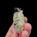 Natural Purple Phantom Fluorite with Mica and Arsenopyrite Mineral Specimen,High Quality Specimen,YINDU,INNER MONGOLIA,CHINA(46*22*25mm) - image 2