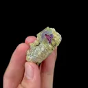 Natural Purple Phantom Fluorite with Mica and Arsenopyrite Mineral Specimen,High Quality Specimen,YINDU,INNER MONGOLIA,CHINA(46*22*25mm) - image 4