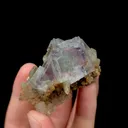 Natural Purple Phantom Fluorite with Mica and Quartz Mineral Specimen,High Quality Specimen,YAO GANG XIAN,HUNAN,CHINA(55*45*30mm) - image 3