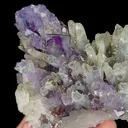 Natural Purple Phantom Fluorite,Cluster Mineral Specimen:YAOGANGSHAN (130*85*60mm) - image 2
