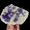 Natural Purple Phantom Fluorite,Cube Mineral Specimen:YINDU (130*30*105mm) - image 2