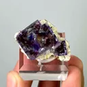 Natural Purple Phantom Fluorite,Mineral Specimen: Inner Mongolia,China (30*15*20mm) - image 1