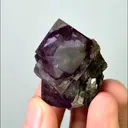 Natural Purple Phantom Fluorite,Mineral Specimen :Yaogangxian,Hunan (30*25*35mm) - image 2