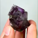 Natural Purple Phantom Fluorite,Mineral Specimen :Yaogangxian,Hunan (30*25*35mm) - image 4