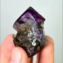 Natural Purple Phantom Fluorite,Mineral Specimen :Yaogangxian,Hunan (30*25*35mm) - image 5