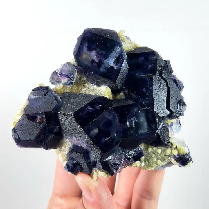 Natural Purple Phantom Fluorite,Mineral Specimen: YINDU (110*30*85mm) - image 2