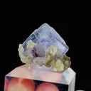 Natural Purple Phantoms Fluorite and Mica Symbiosis comes from Yindu,Inner Mongolia 25*20*15MM - image 1