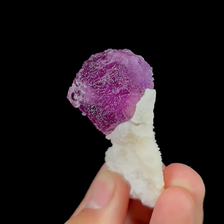 Natural Purple Polyhedral Fluorite, Mineral Specimen:Zhejiang,China (30*50*25MM) - image 2