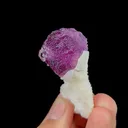 Natural Purple Polyhedral Fluorite, Mineral Specimen:Zhejiang,China (30*50*25MM) - image 2