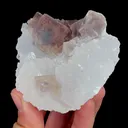 Natural Purple Purple Fluorite and Quartz, Mineral Specimen:Zhejiang,China (75*75*45MM) - image 2