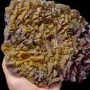Natural Purple Rainbow Fluorite Mineral Specimen,High Quality Specimen,HENAN,CHINA(205*145*26mm) - image 2