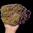 Natural Purple Rainbow Fluorite Mineral Specimen,High Quality Specimen,HENAN,CHINA(205*145*26mm) - image 1