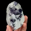 Natural Purple Scheelite and Calcite,Crystal Mineral Specimen: YAOGANGXIAN (80*40*55mm) - image 3