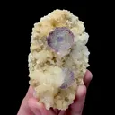 Natural Purple Spherical Fluorite and Calcite Mineral Specimen,High Quality Specimen,SHANGBAO,HUNAN,CHINA(85*50*30mm) - image 4