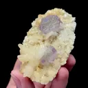 Natural Purple Spherical Fluorite and Calcite Mineral Specimen,High Quality Specimen,SHANGBAO,HUNAN,CHINA(85*50*30mm) - image 2