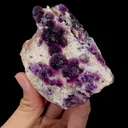 Natural Purple Spherical Fluorite Mineral Specimen,High Quality Specimen,HENAN,CHINA(100*63*42mm) - image 2