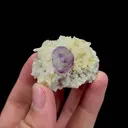 Natural Purple Spherical Fluorite Mineral Specimen,High Quality Specimen,SHANGBAO,HUNAN,CHINA(40*33*23mm) - image 1
