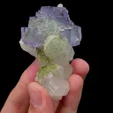 Natural Purple Stepped Fluorite and Crystal Mineral Specimen,High Quality Specimen,YAO GANG XIAN,HUNAN,CHINA(44*30*48mm) - image 2