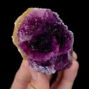 Natural Purple Stepped Fluorite Mineral Specimen,High Quality Specimen,ZHEJIANG,CHINA(52*40*67mm) - image 4