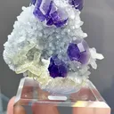 Natural Purple Tanzanite Fluorite and Crystal Coexist comes from Fujian,China 45*20*45MM - image 4