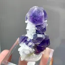 Natural Purple Tanzanite Fluorite and Crystal Coexist comes from Fujian,China 45*20*45MM - image 2