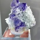 Natural Purple Tanzanite Fluorite and Crystal Coexist comes from Fujian,China 45*20*45MM - image 1