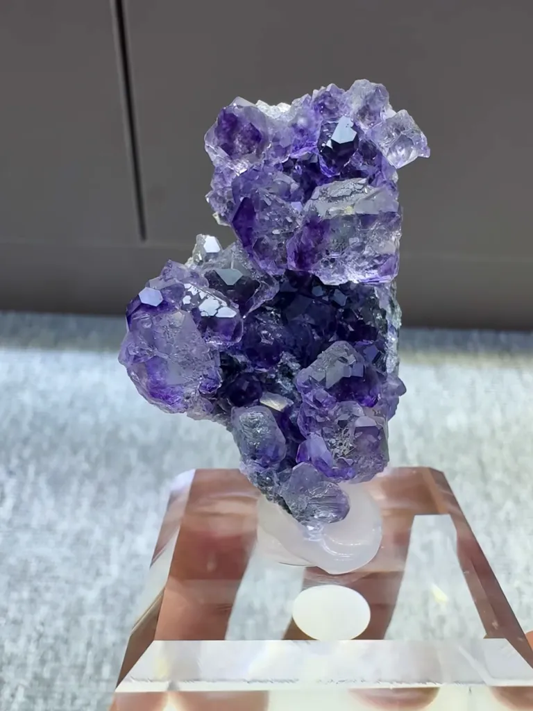 Natural Purple Tanzanite Fluorite comes from Fujian,China 30*20*40MM - image 2
