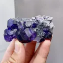 Natural Purple Tanzanite Fluorite comes from Fujian,China 37*20*70MM - image 5